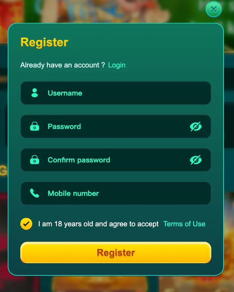 er888 game login and registration