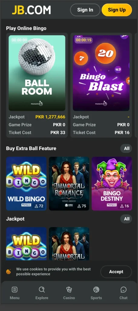 jb game pakistan