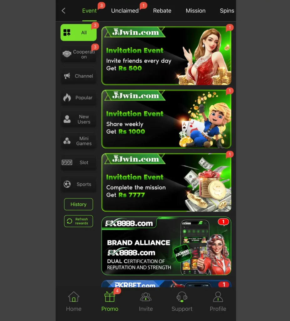 jjwin game download apk