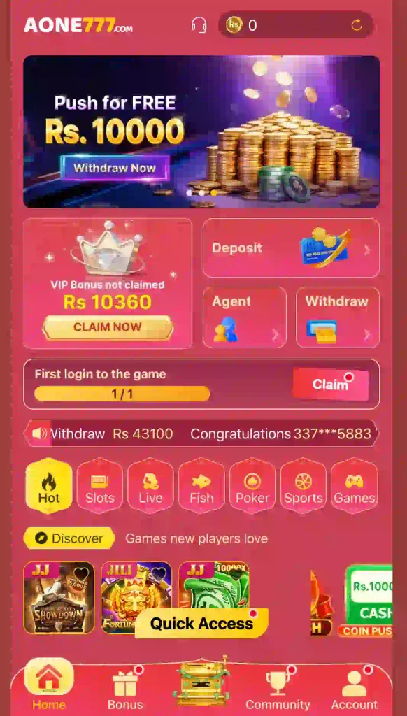 aone777 game download 2026